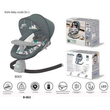 Kidilo 3in1 Deluxe Remote Control Bassinet